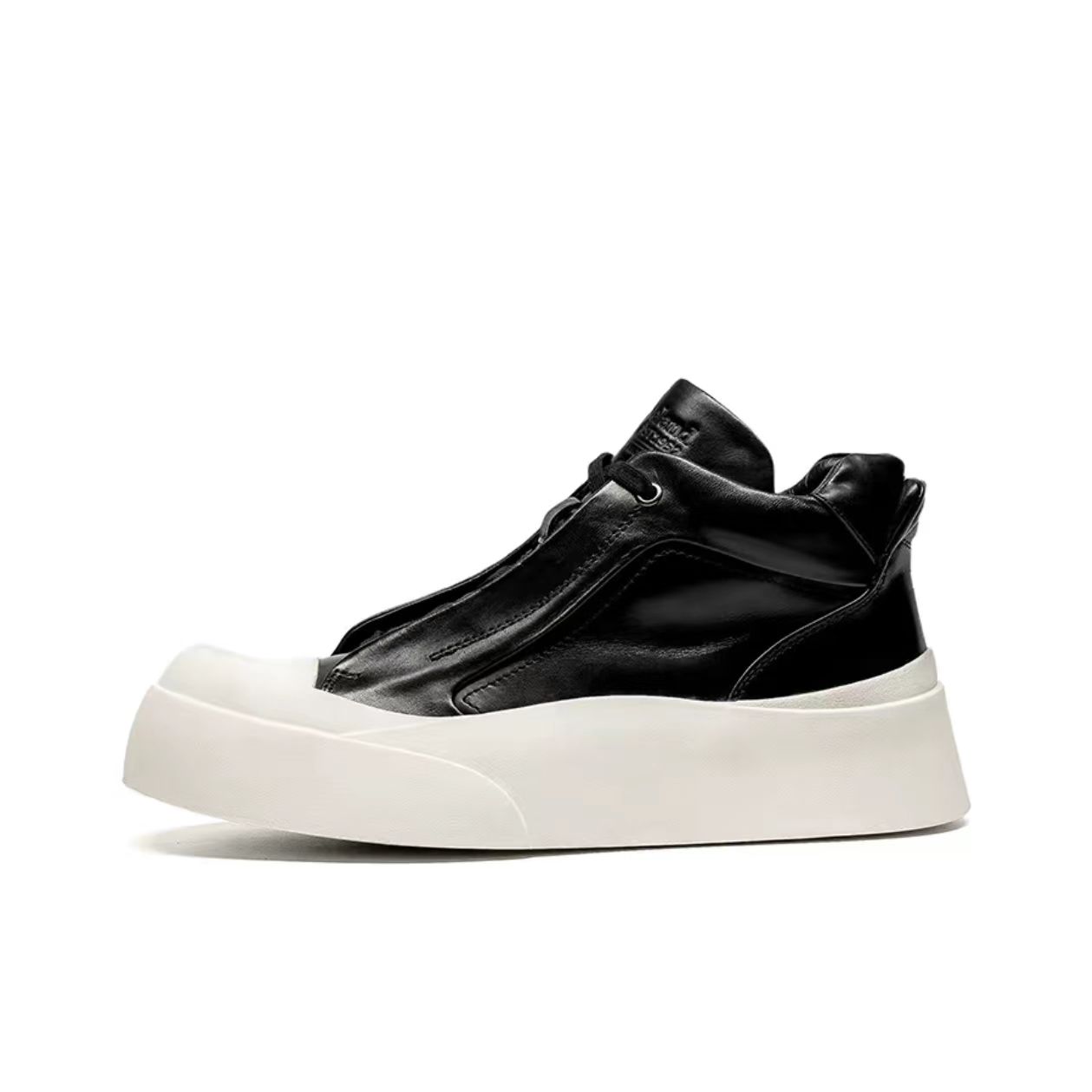 Black and White Platform Sneaker