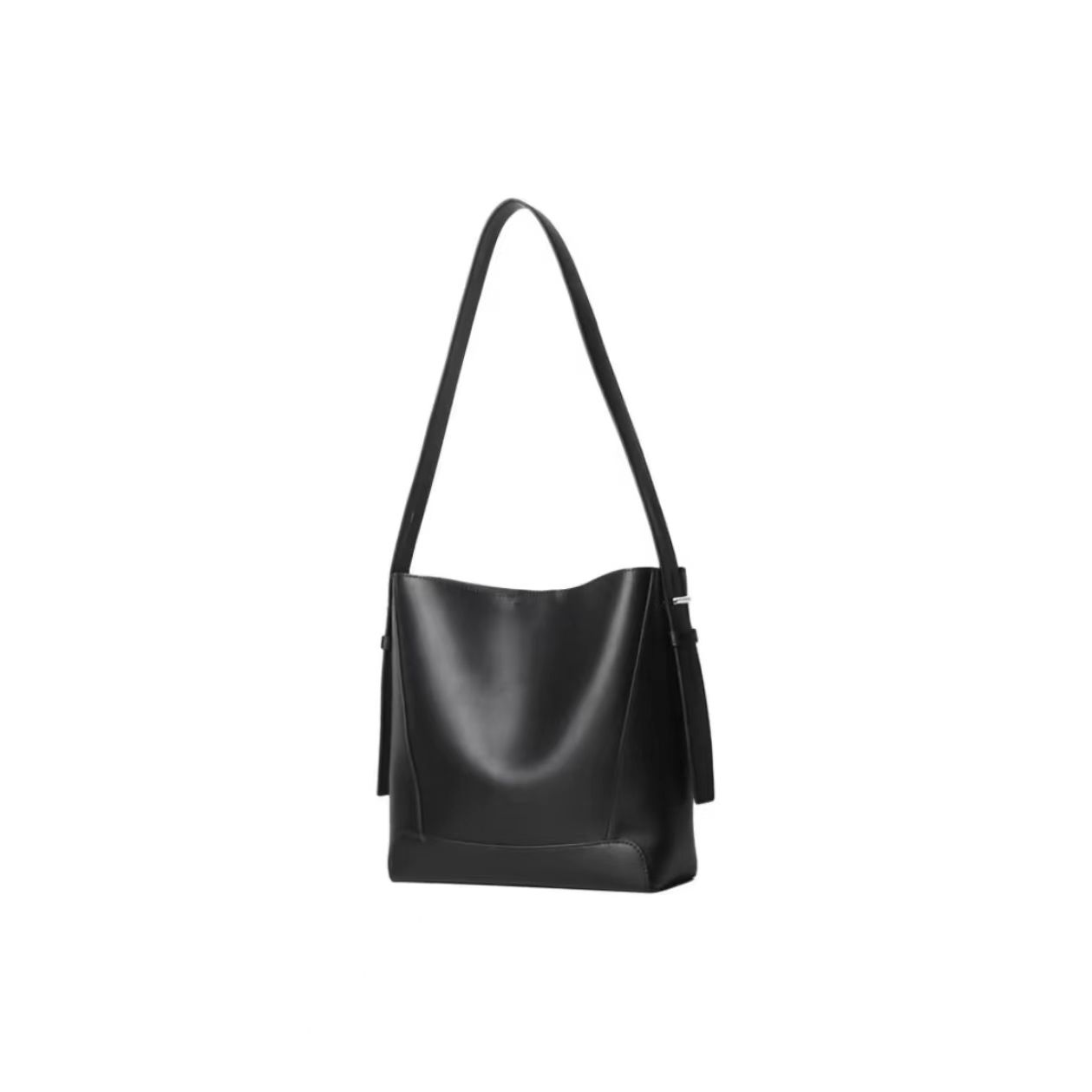 Black Leather Shoulder Bag