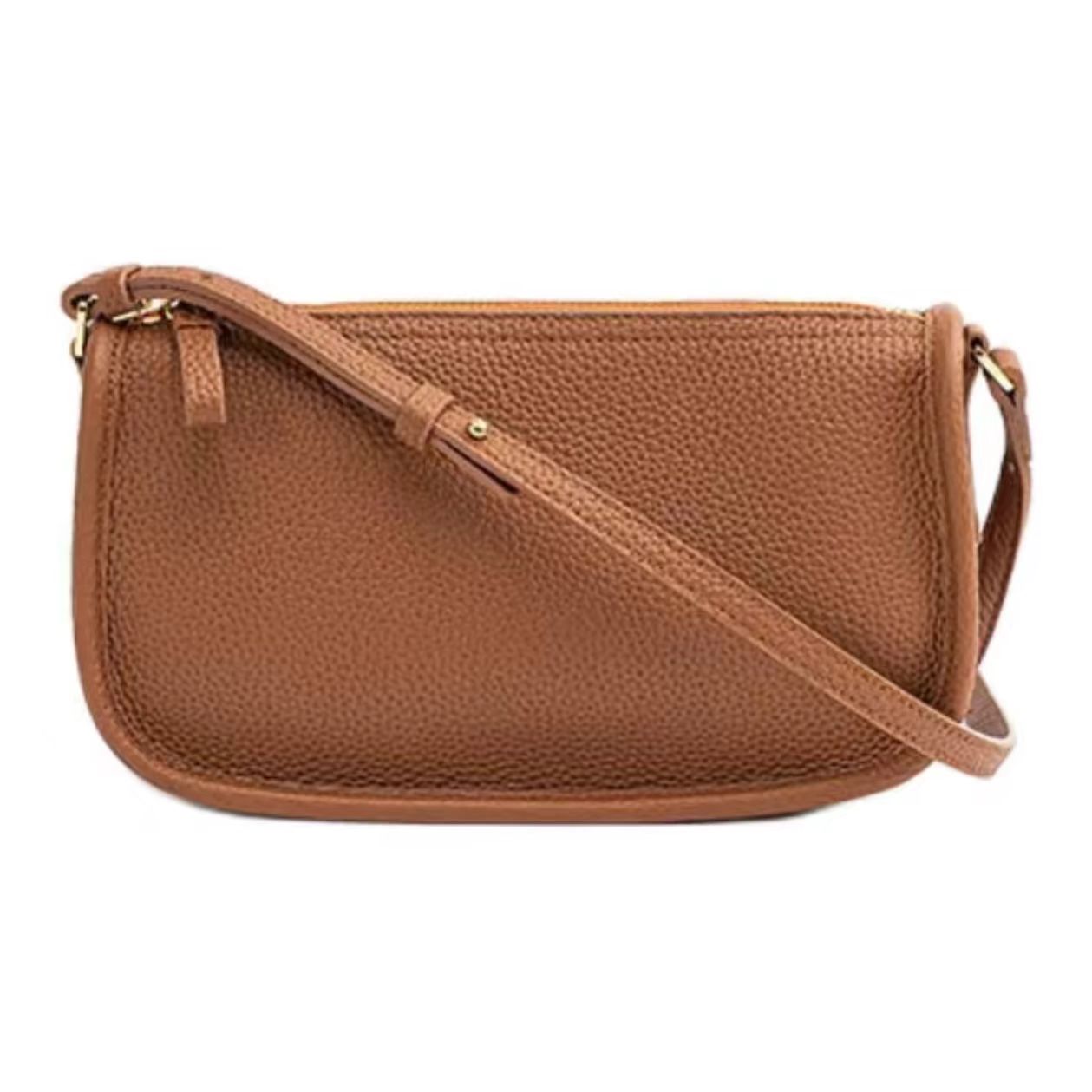 Brown Leather Shoulder Bag