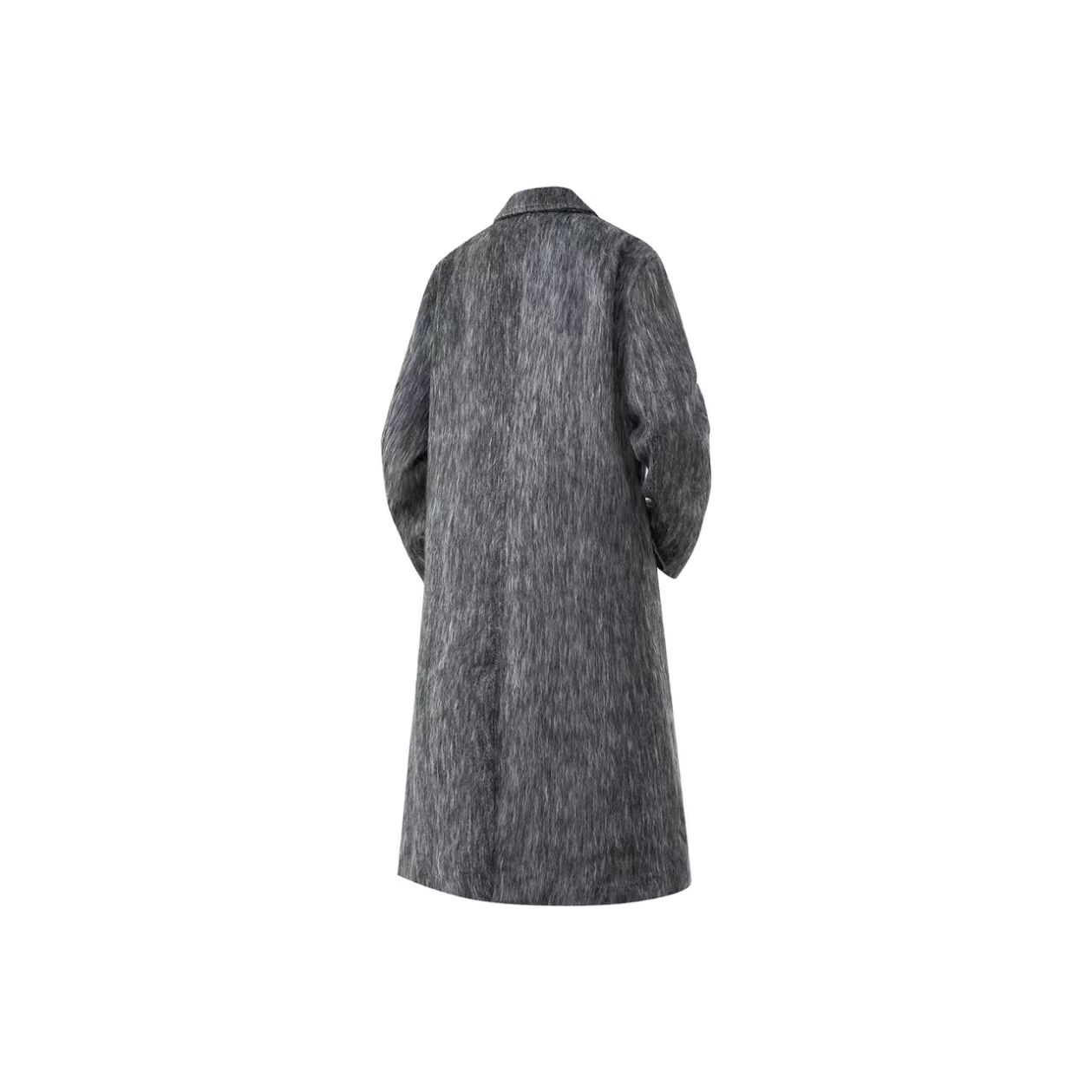 Gray Wool Overcoat