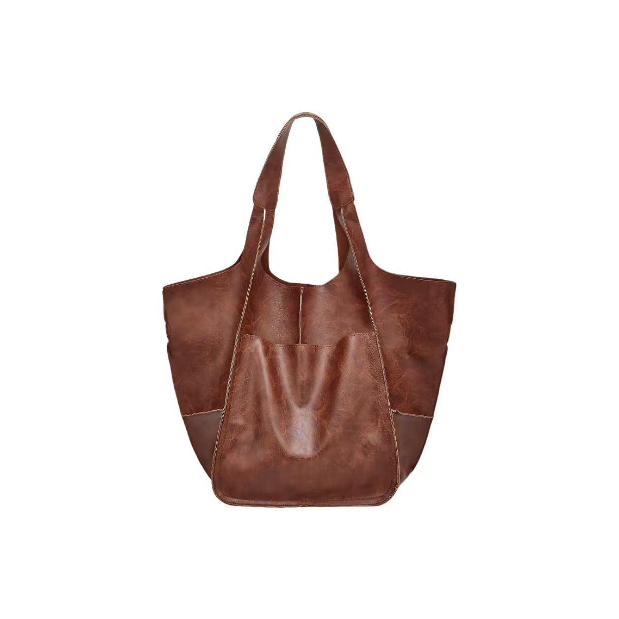 Brown Leather Tote Bag