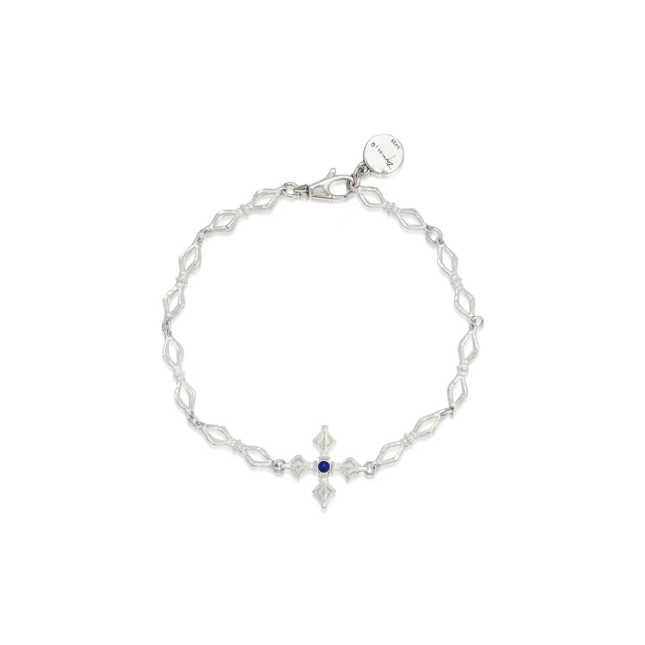 Silver Cross Bracelet