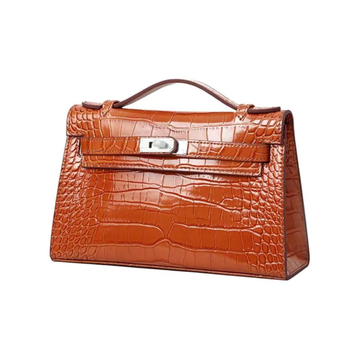 Crocodile Leather Handbag