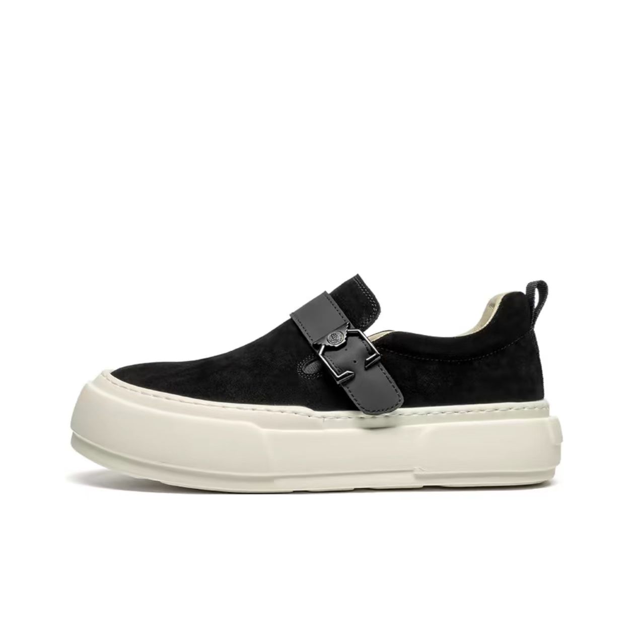 Men's Black Slip-On Sneaker