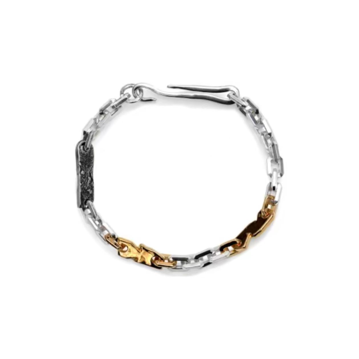 Mixed Metal Chain Bracelet