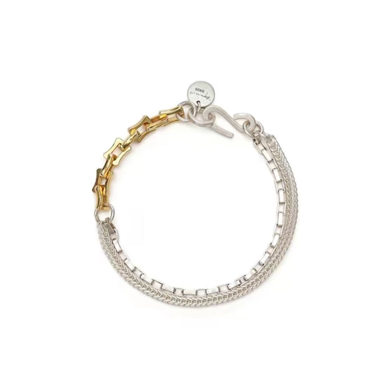 Two-Tone Link Bracelet
