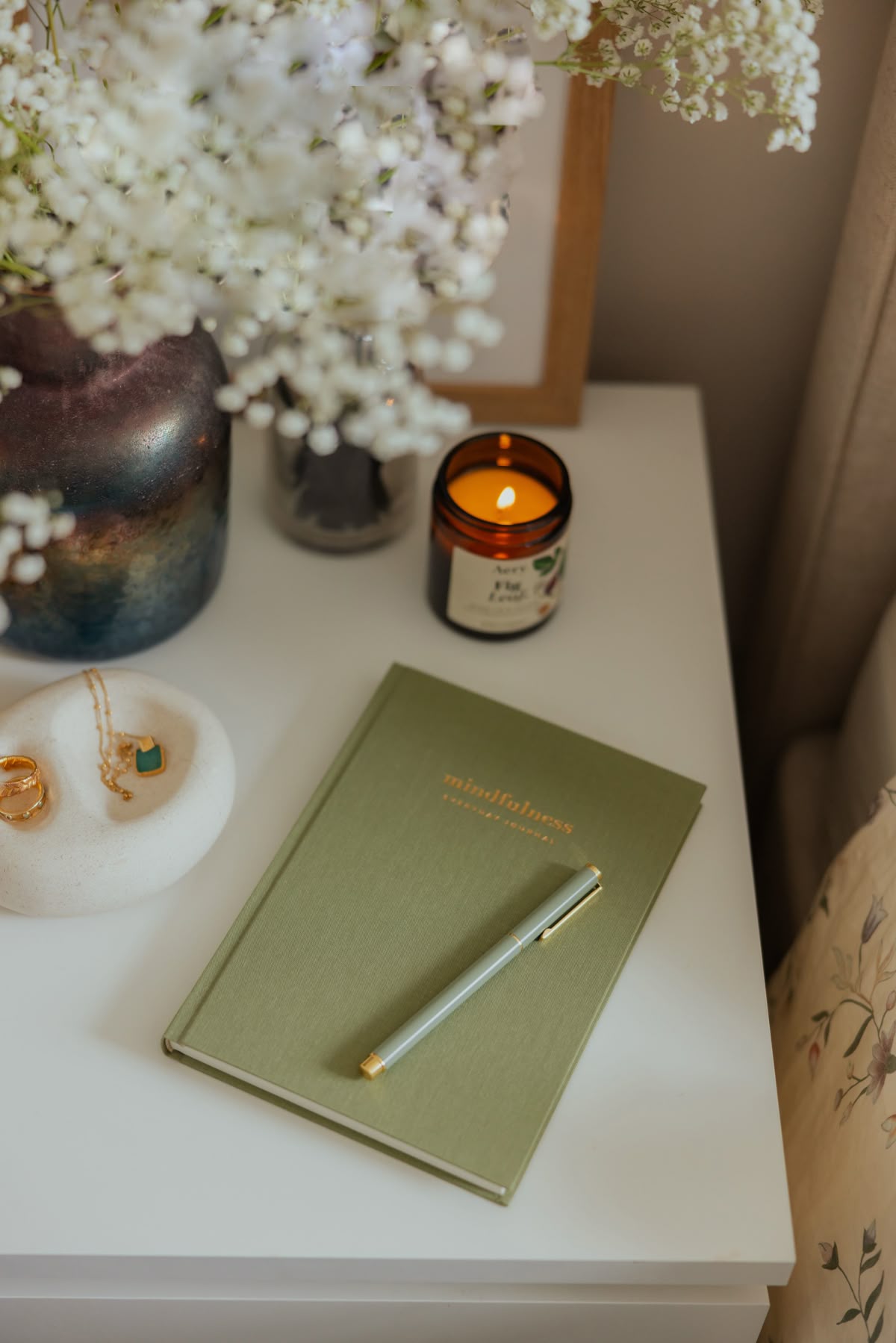 Olive Green Hardcover Notebook