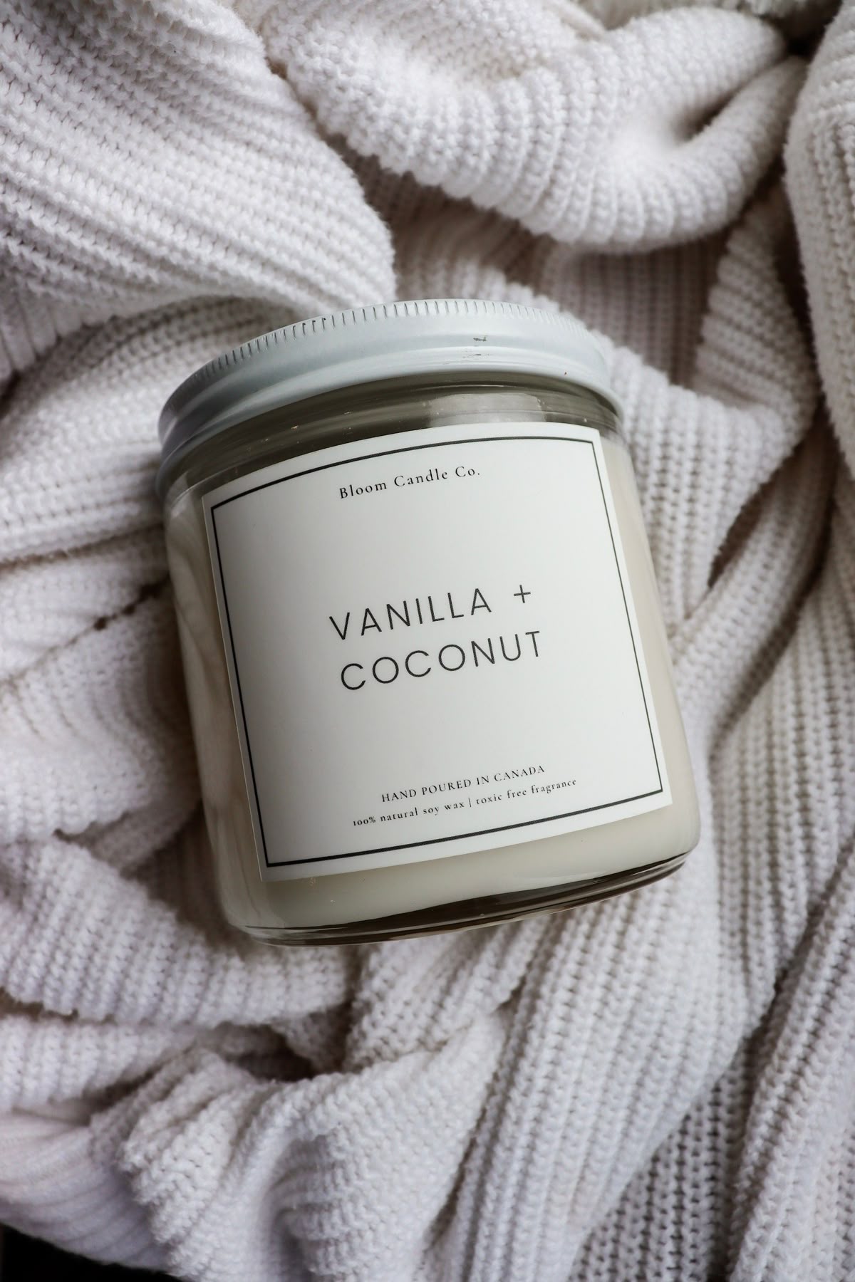 Vanilla + Coconut Soy Wax Candle