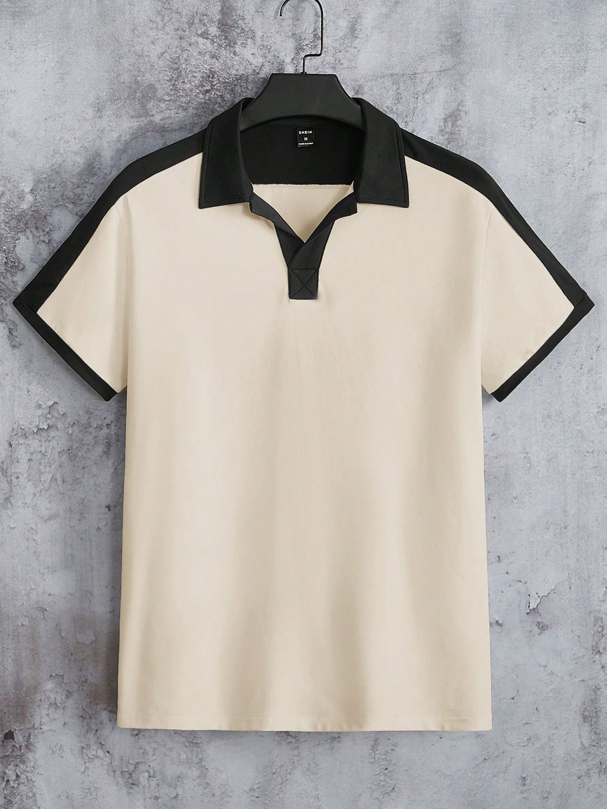 Men’s Contrast Collar Polo Shirt
