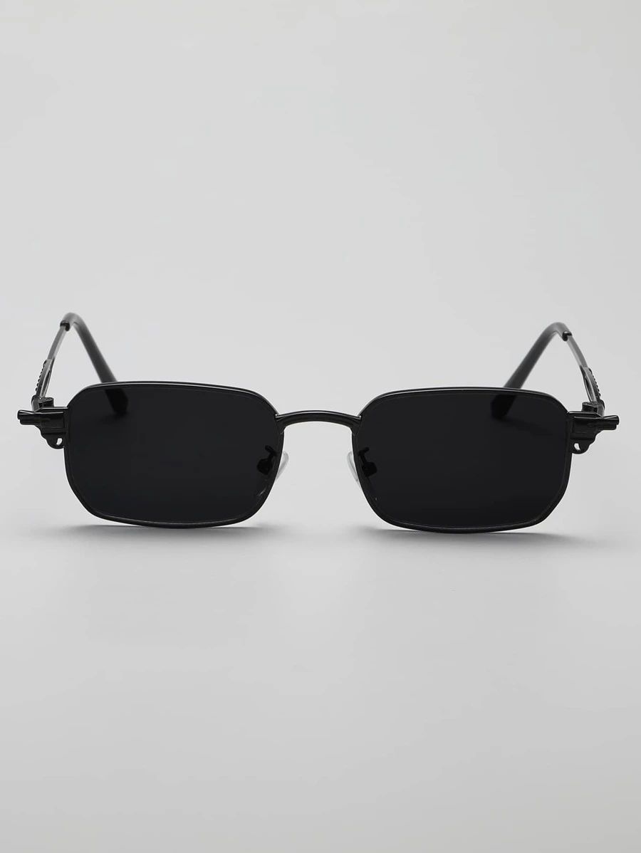Black Rectangular Sunglasses