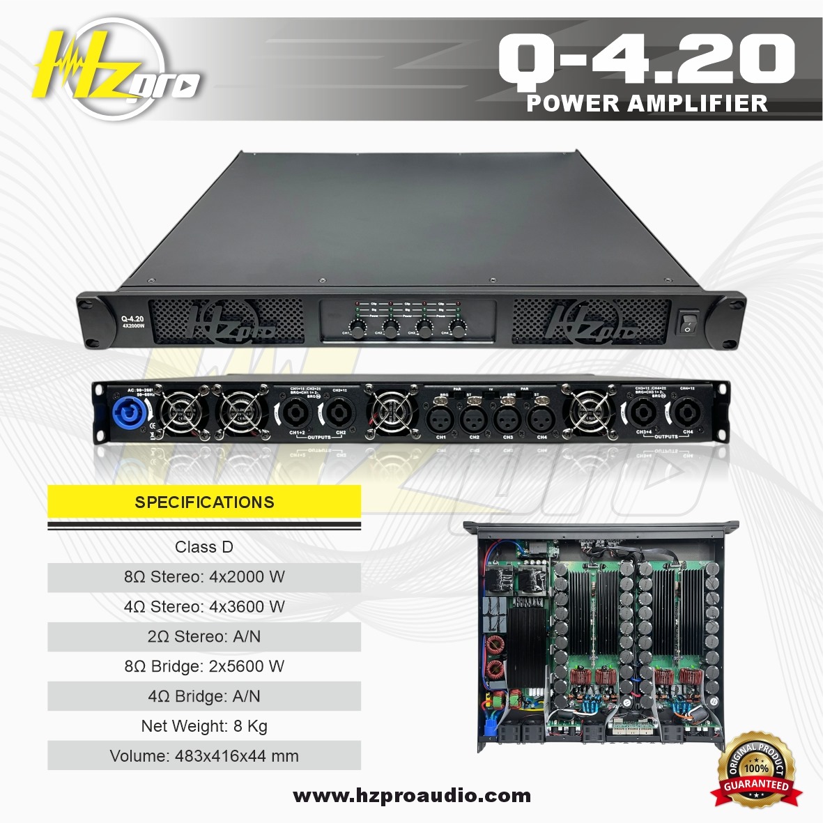 HZPro Q-4.20 Professional Power Amplifier