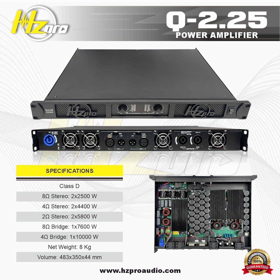 HZPro Q-2.25 Professional Power Amplifier