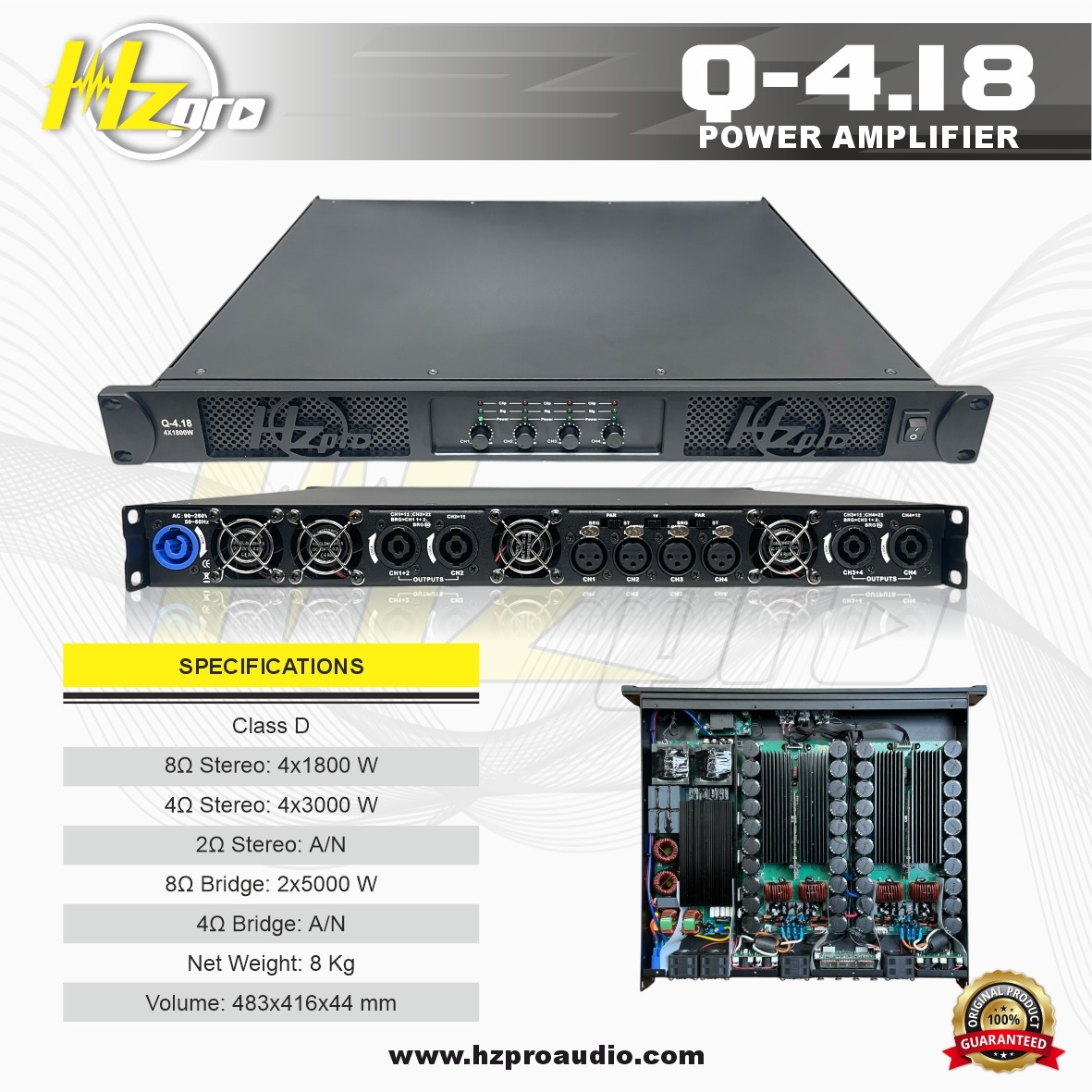HZPro Q-4.18 Professional Power Amplifier