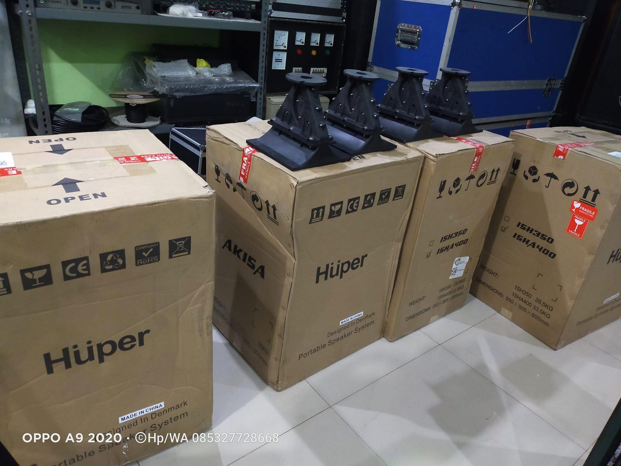 Speaker Aktif Huper AK15 15Inc 500Watt per 1Set (Sepasang)