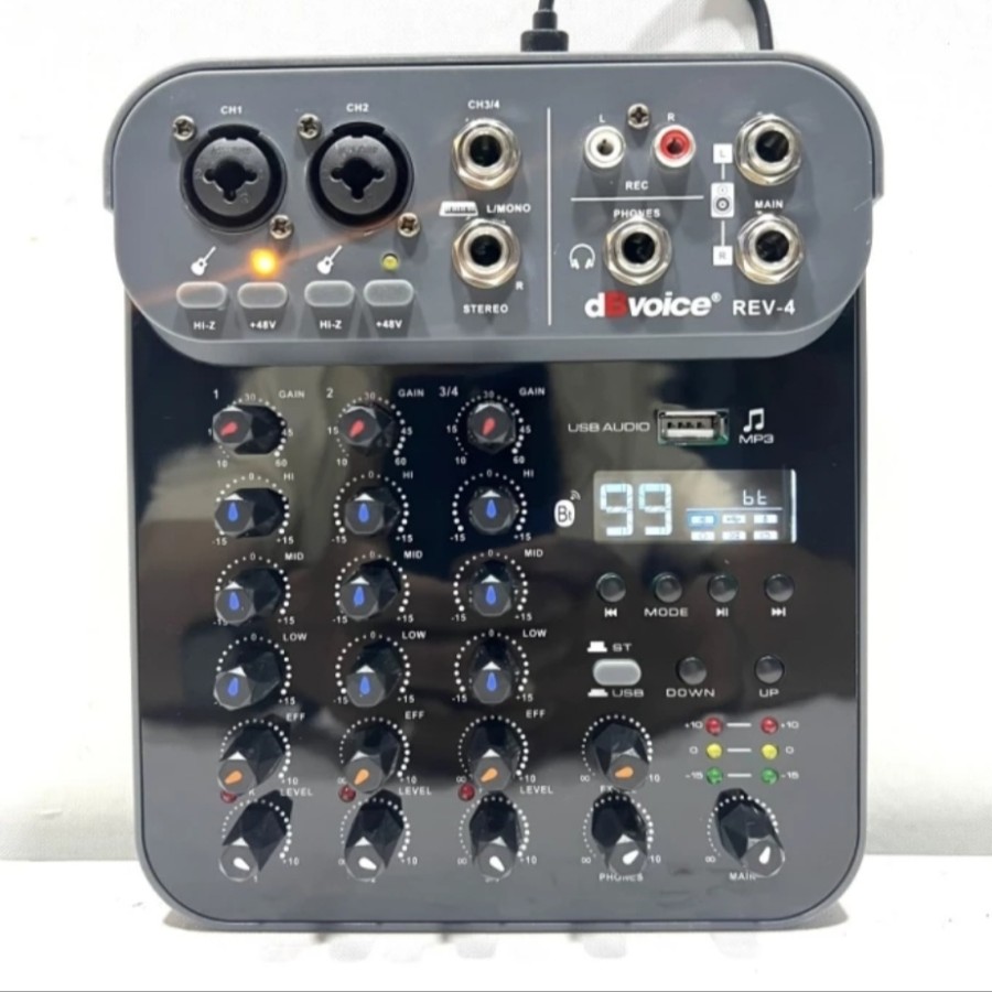 Mixer Analog dBVoice REV-4 Mini Mixer Broadcast Livestream