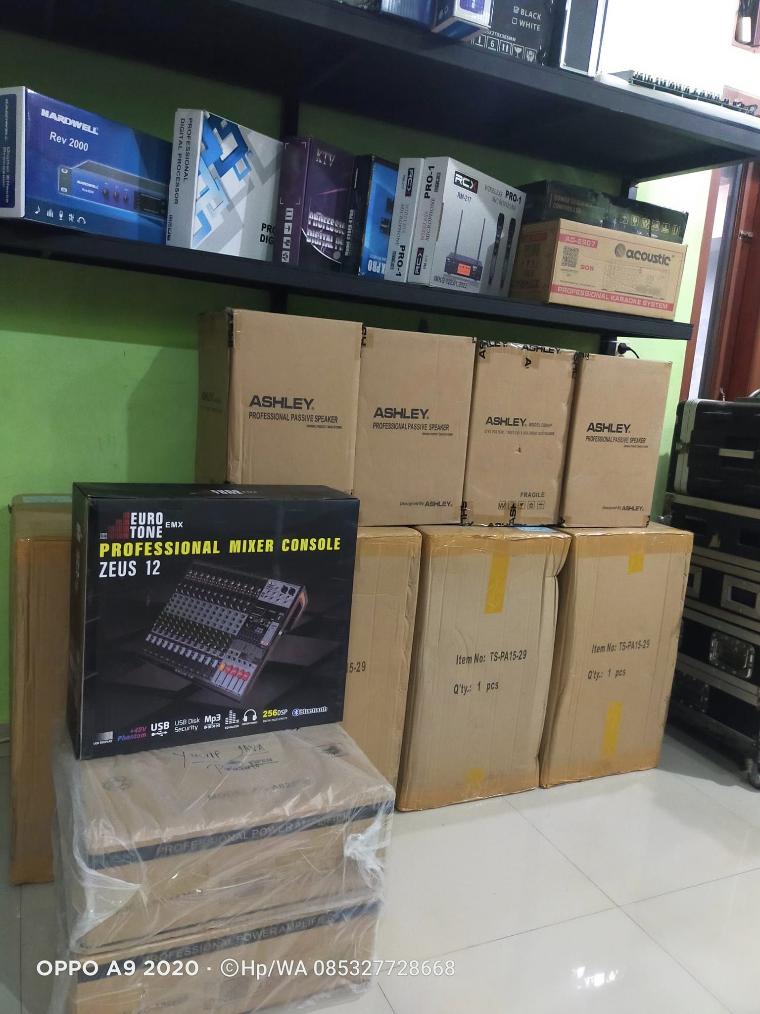 Speaker Pasif ASHLEY DB08P - 8 Inch per 1set(Sepasang)