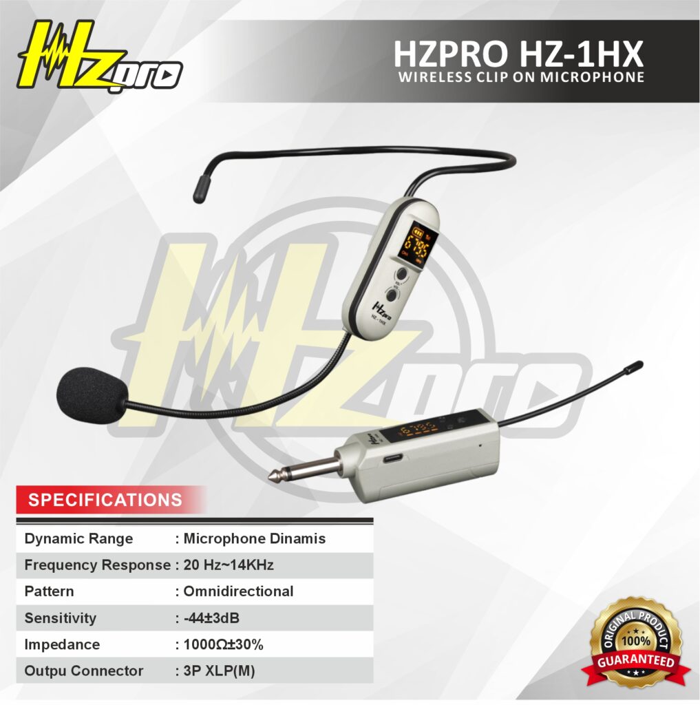 HZPRO HZ-1HX Mikrofon Clip Wireless