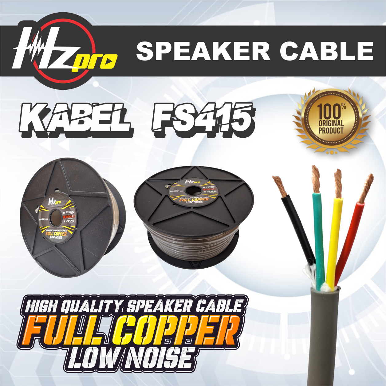 Kabel Speaker HZPro FS415 4x1,5mm