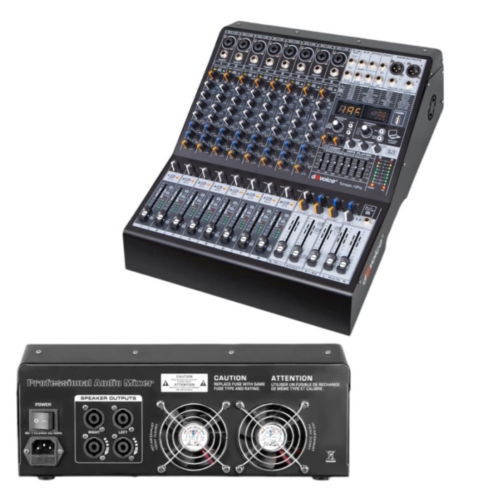 Power Mixer Audio dBvoice Tornado-10Pro 10 Chanel 