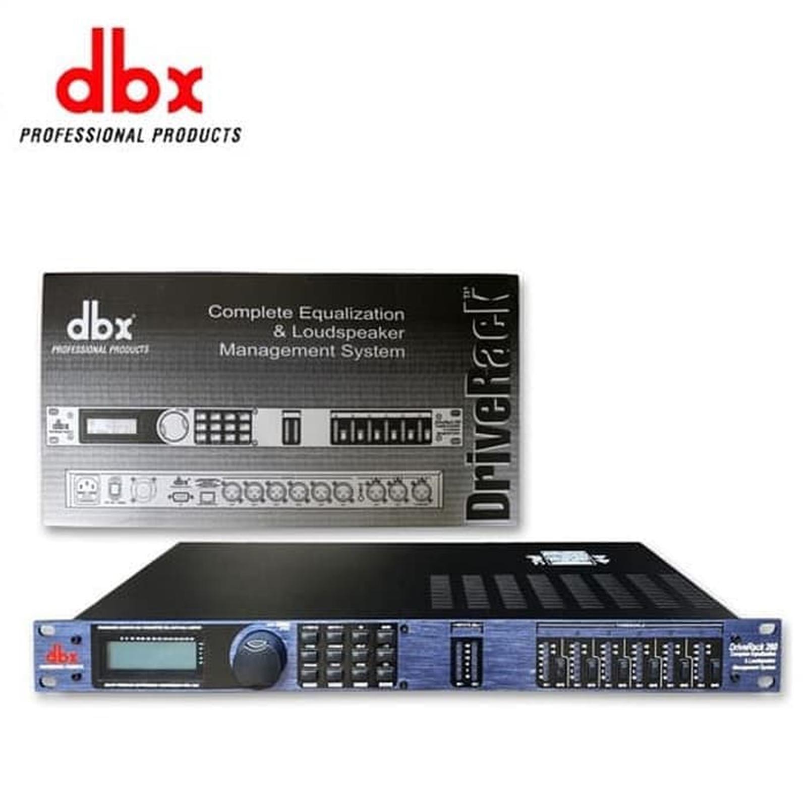 DLMS DBX DriveRack 260 DBX260 Manajemen IC Delay Fungsi semua jamin bisa Konek PC/Laptop