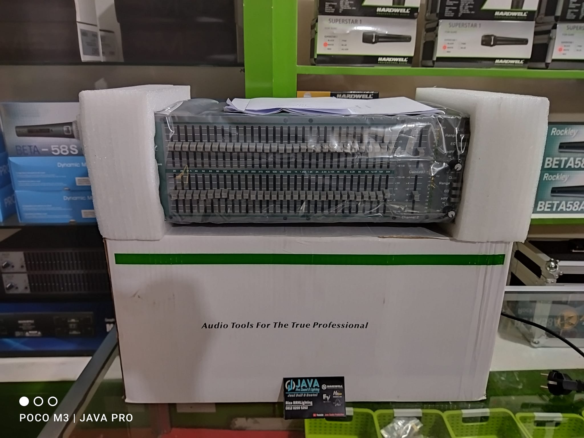 Equalizer ASHLY GQX-3102 31 Band Stereo Professional EQ