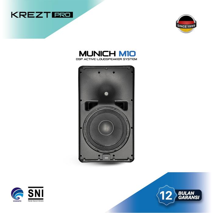 Speaker Aktif KREZT PRO Munich M10 - 10Inc DSP + TWS Professional Speaker 
