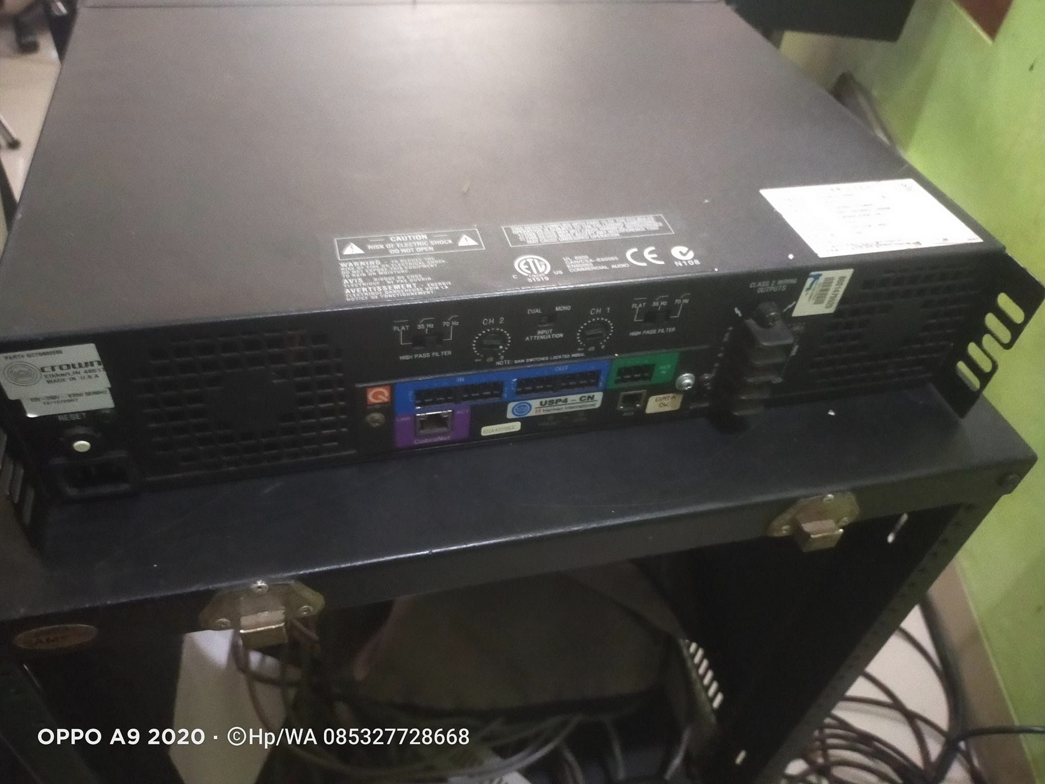 Power Amplifier CROWN CTS 600 DSP Canggih Ori Made in USA Normal semua