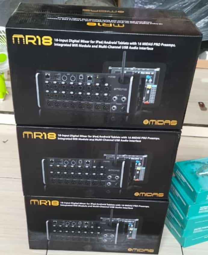 Software Mixer Digital Midas MR18 Digital Mixer Remote PC/Laptop
