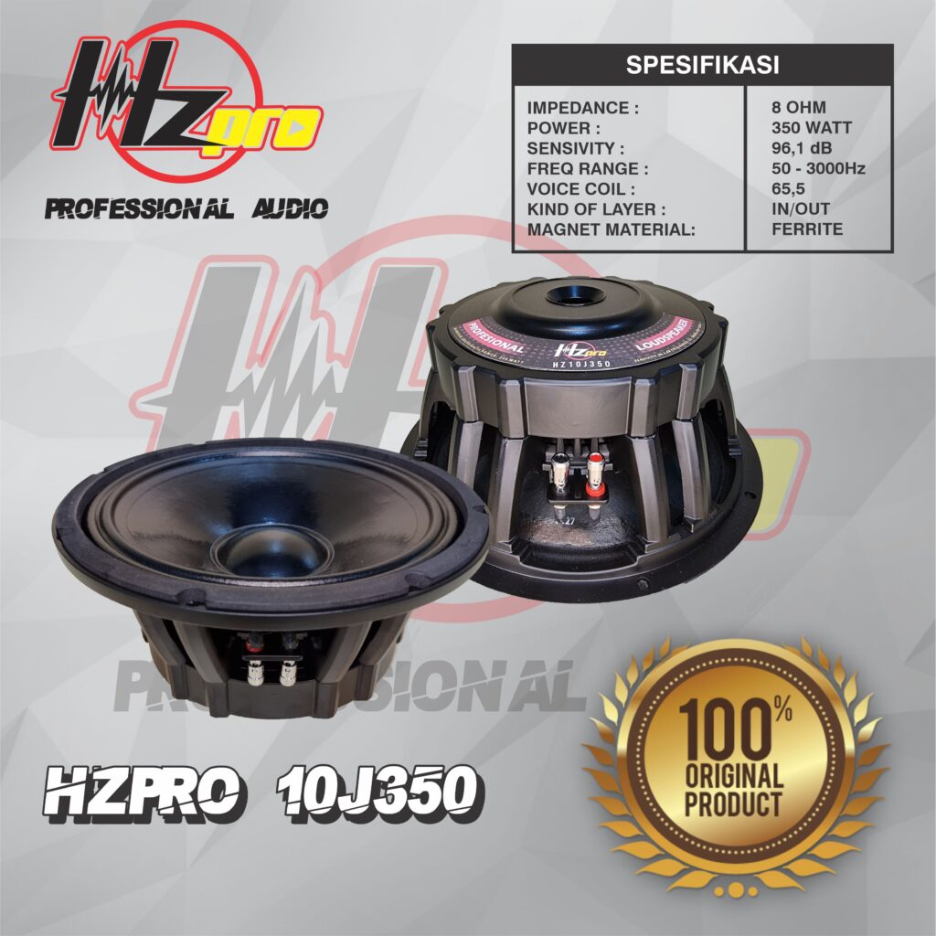 HZPro 10J350 10Inc Ferrite Speaker Transducer Component