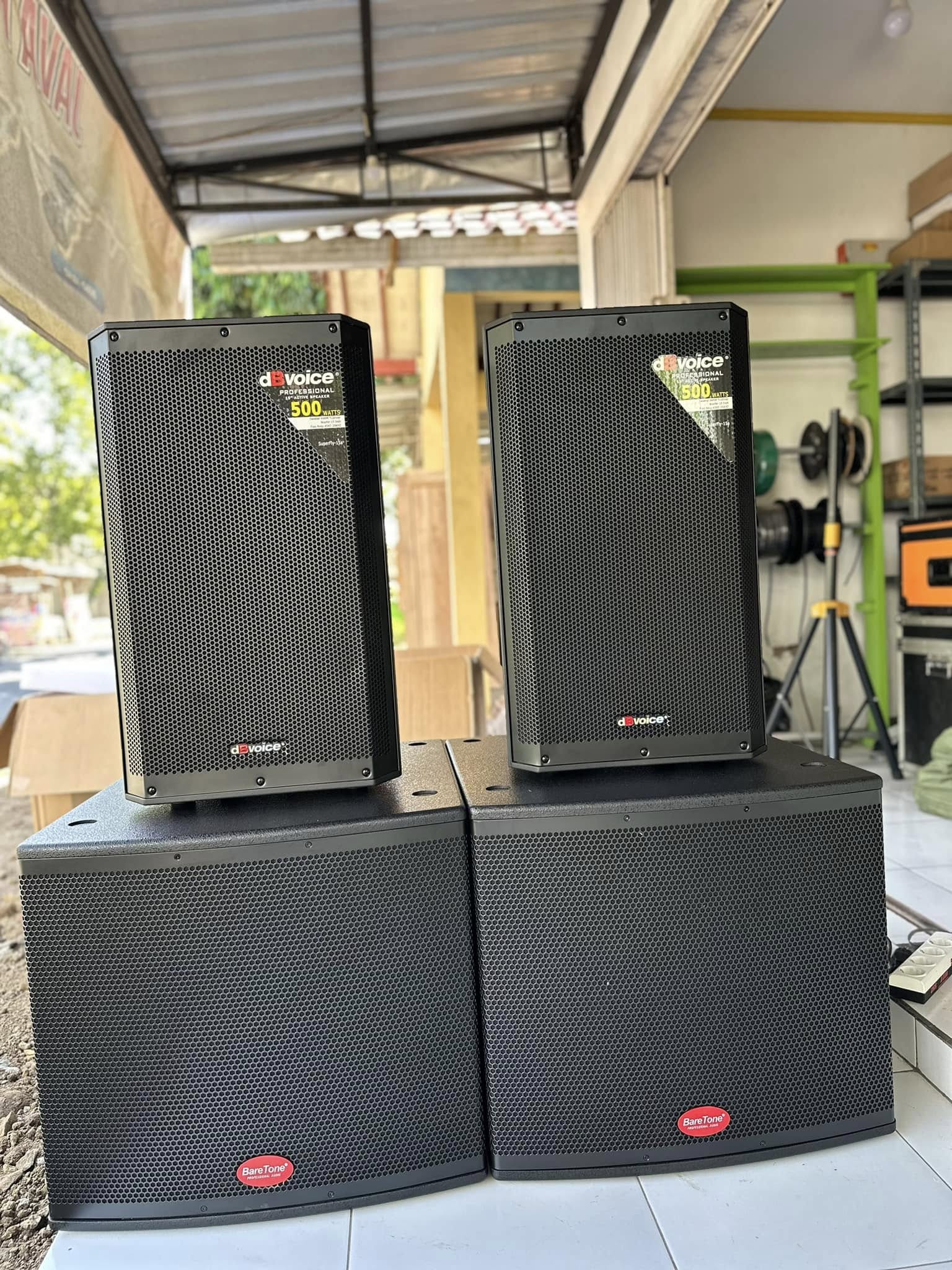 Speaker Aktif Subwoofer BARETONE SW18 - 18Inc per 1set(sepasang)