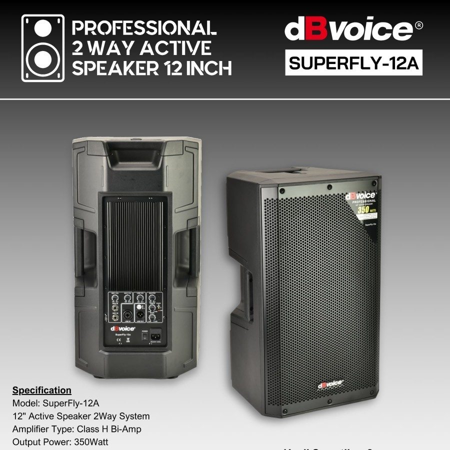 Speaker Aktif dBVoice SuperFly-12A 12Inc per 1 Unit