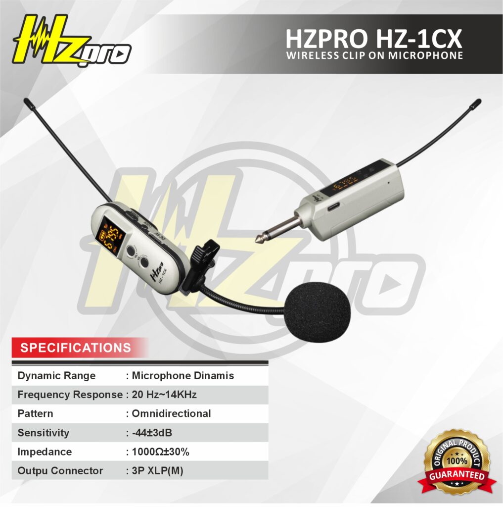 HZPRO HZ-1CX Mic Clipon Microphone