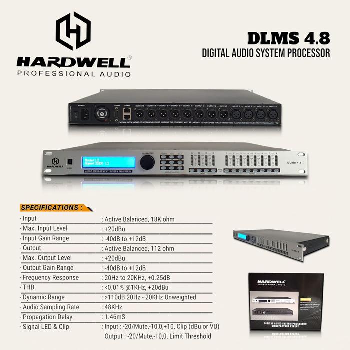 Software Hardwell DLMS 4.8 Digital Audio System Processor Remote PC/Laptop