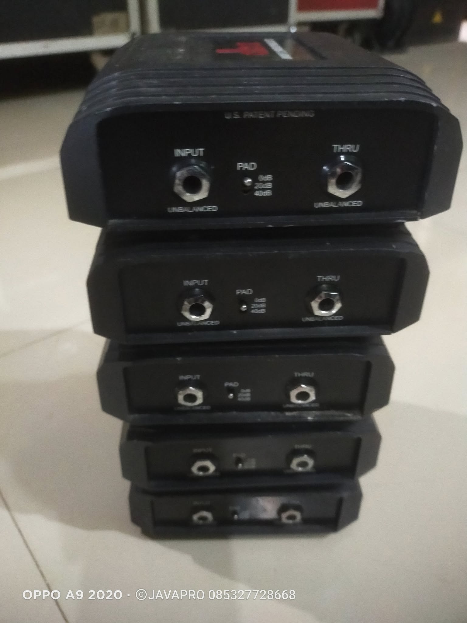 DI BOX DBX db12 Active Direct Box original second mulus per 1unit