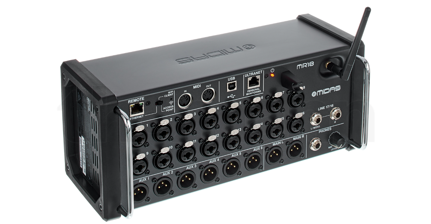 Digital Mixer Audio MIDAS MR18 Original Garansi Resmi 
