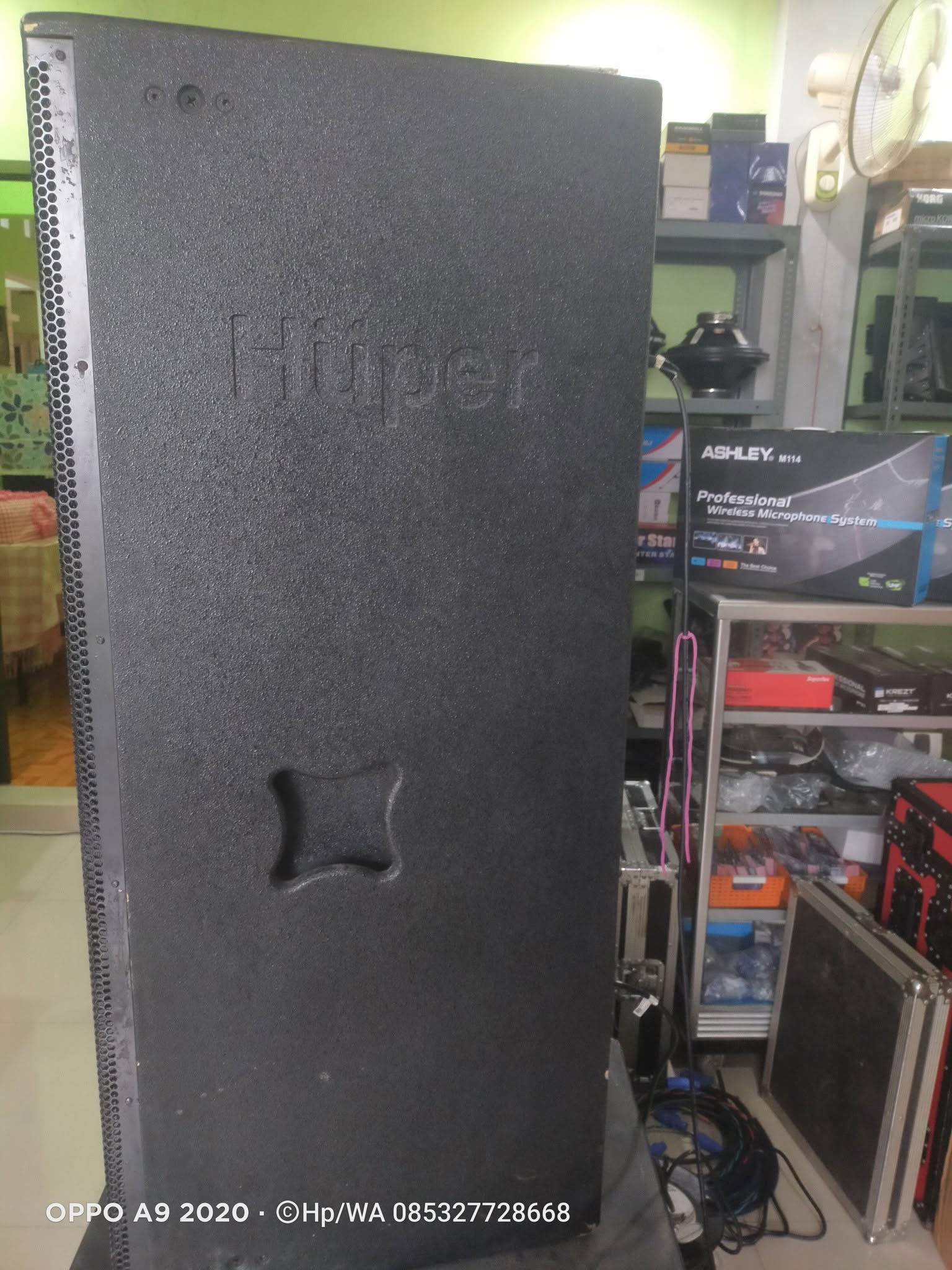 Speaker aktif Huper HZ215 2x15Inc 3Way Second Istimewa per 1set(sepasang)