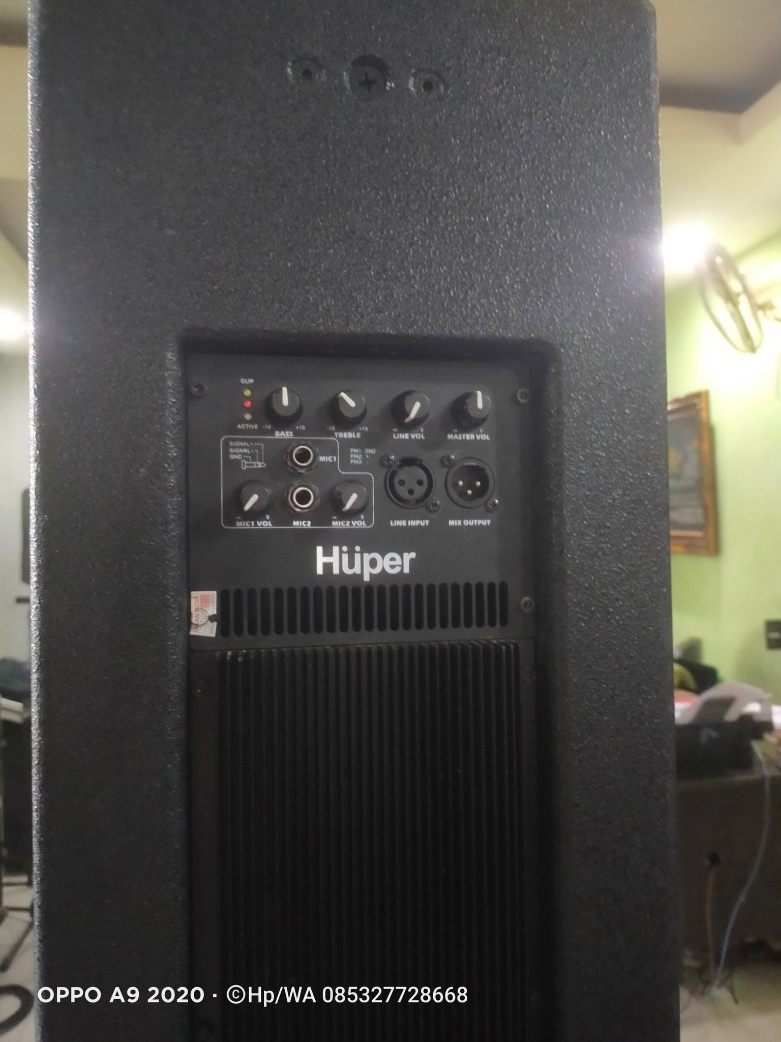 Speaker aktif Huper HZ215 2x15Inc 3Way Second Istimewa per 1set(sepasang)