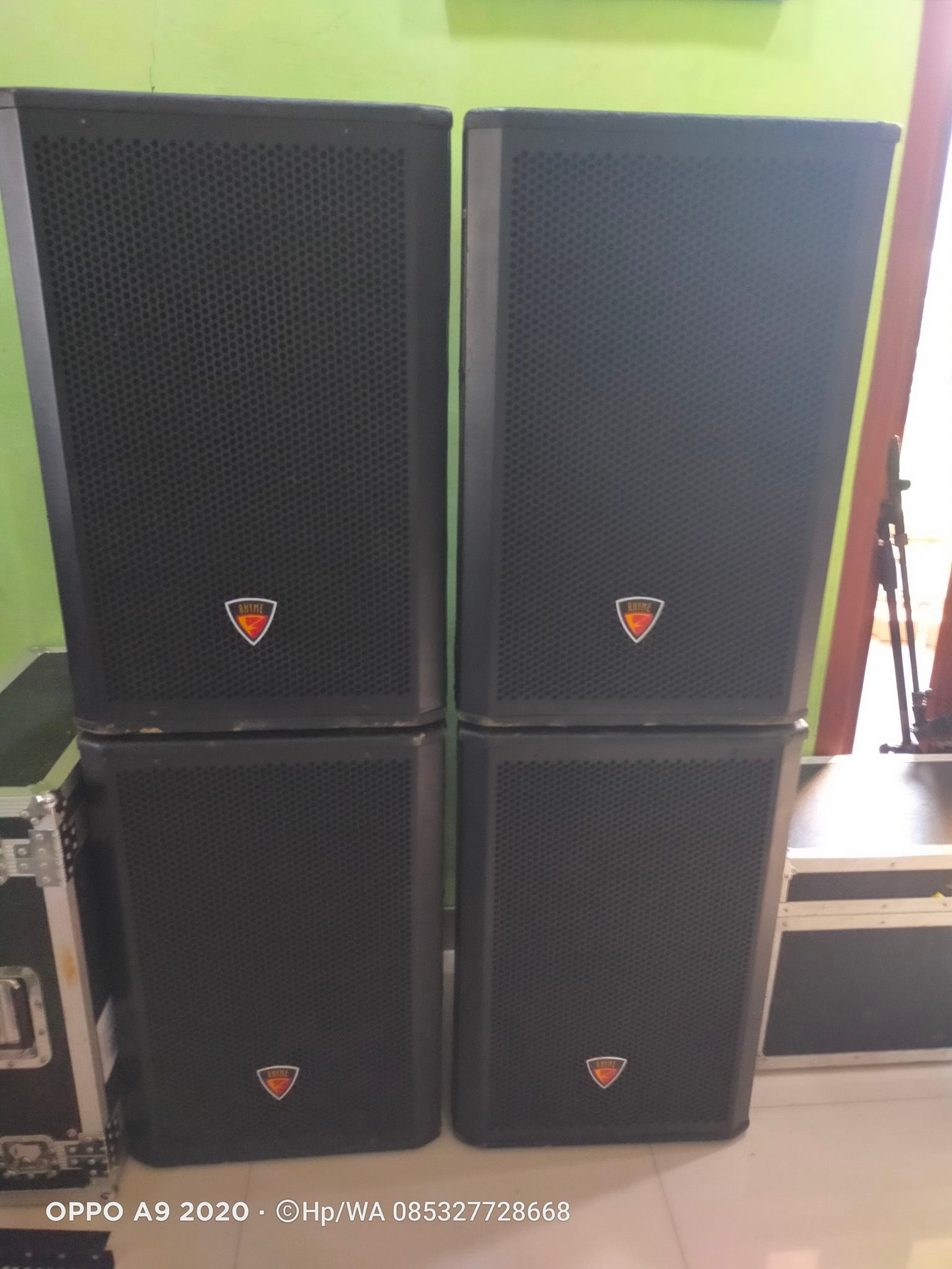 Speaker Pasif RHYME B215 Original 15Inc (harga sepasang)