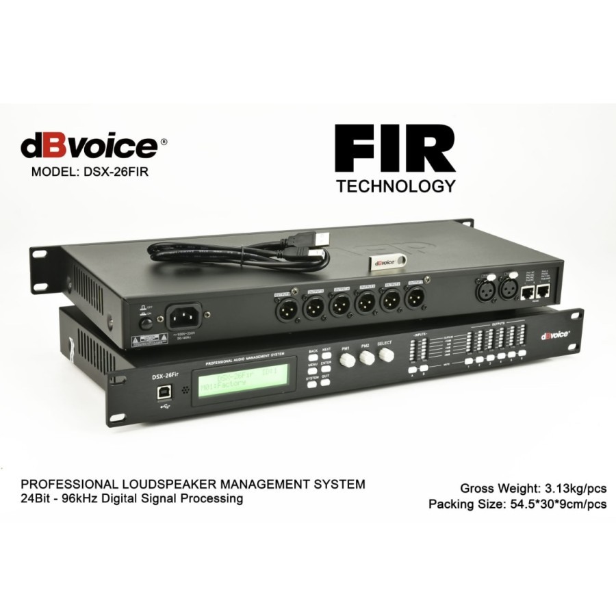 DLMS dBvoice DSX-26FIR MANAGEMENT SPEAKER 2IN 6OUT