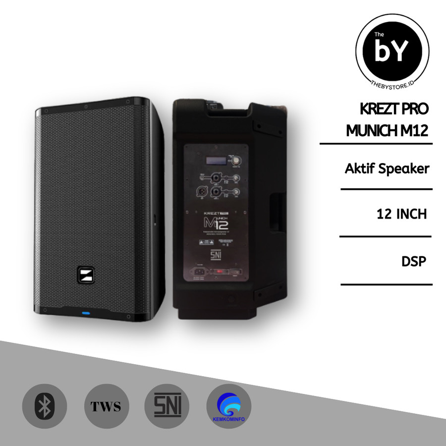 Speaker Aktif Krezt Pro Munich M12 12Inc 1000Watt