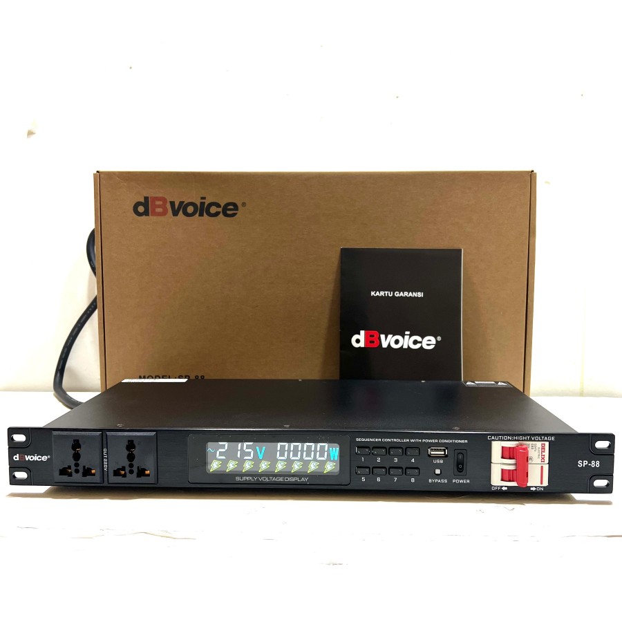 Power Sequencer dBVoice SP-88 Power Distribution Unit+Conditioner 
