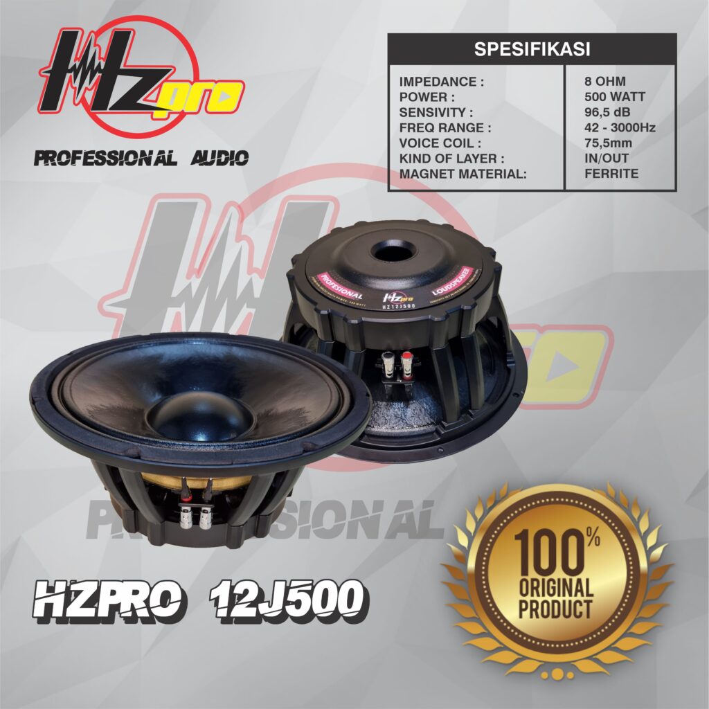 HZPRO 12J500 12Inc Ferrite Speaker Transducer Component