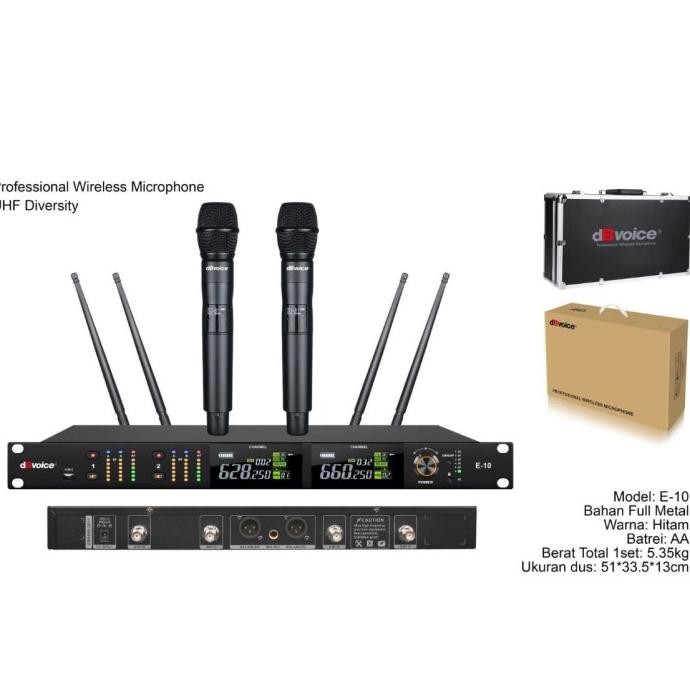 Wireless Microphone dBVoice E-10 Mik Wireless Profesional