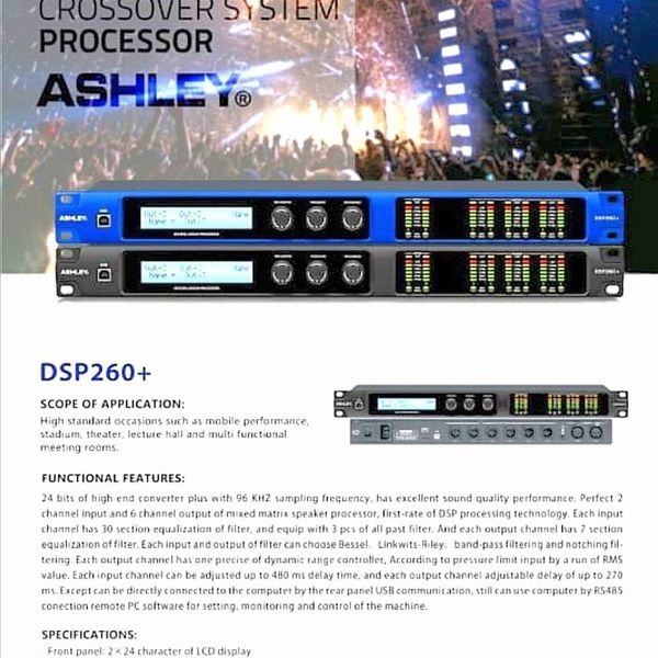 Software DLMS Ashley DSP260+ Aplikasi untuk Remote via PC/Laptop