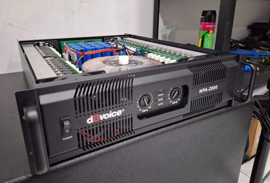 Power Amplifier dBVoice NPA-2000  2 Channel 3U Professional  CLASS-GB