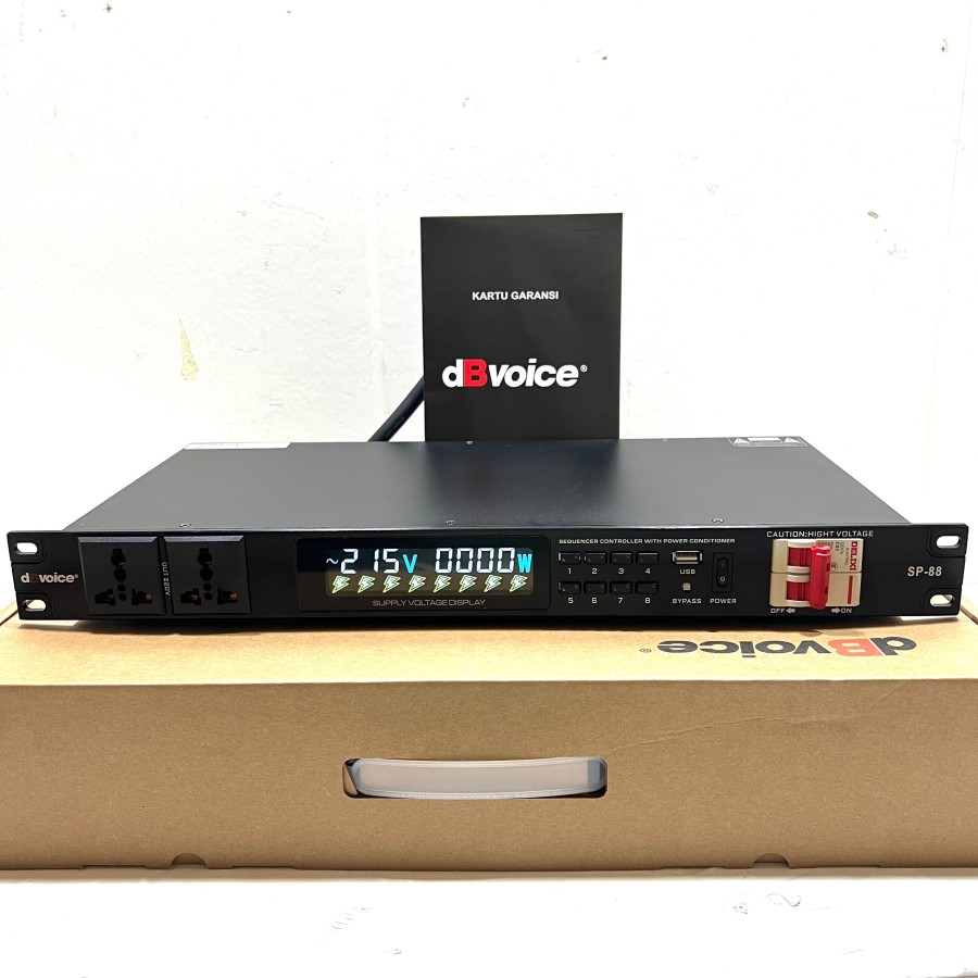 Power Sequencer dBVoice SP-88 Power Distribution Unit+Conditioner 