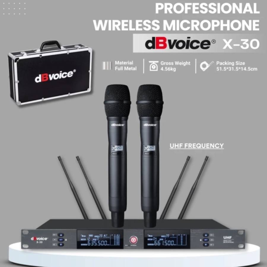dBVoice X-30 2chanel Professional Wireless Microphone