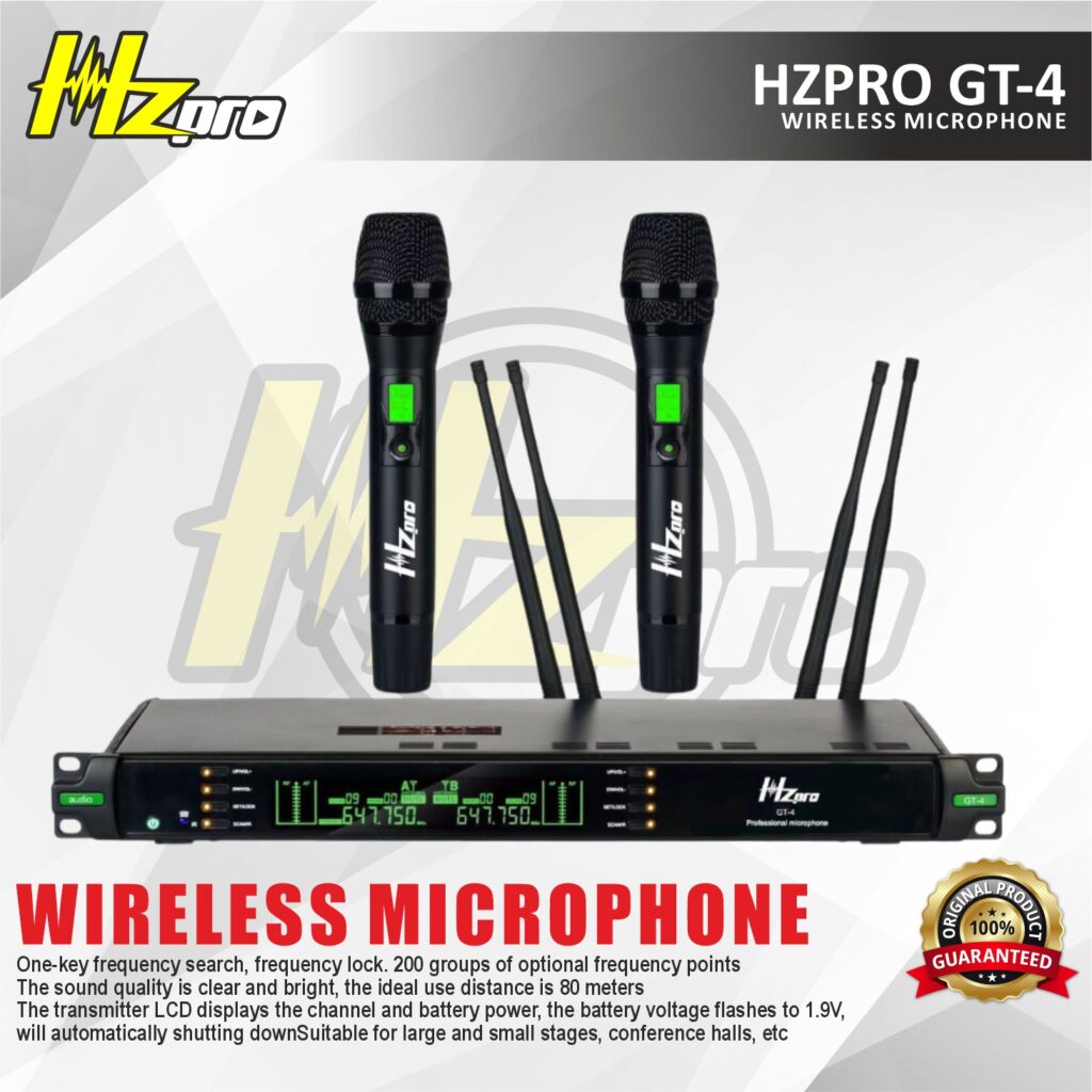 HZPRO GT-4 Wireless Microphone