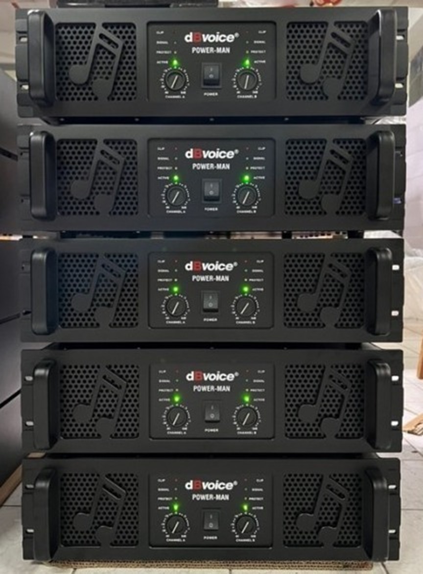 Power Amplifier dBvoice POWER MAN 2x3500watt 4ohm/Badak Glerr/Clas GB