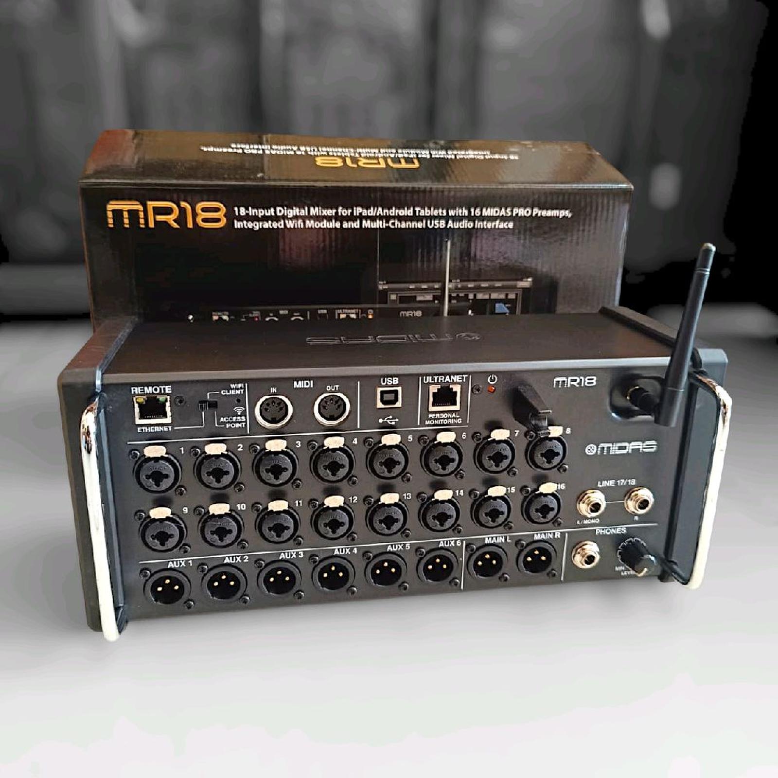 Mixer Audio Digital Midas MR18 Garansi Toko